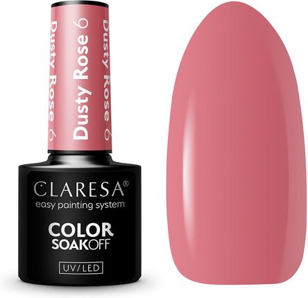 Claresa Lakier Hybrydowy Dusty Rose 6 -5G