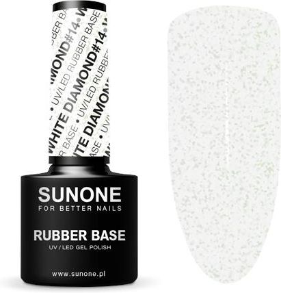 Sunone Rubber Base Kauczukowa Baza Hybrydowa White Diamond #14 5G