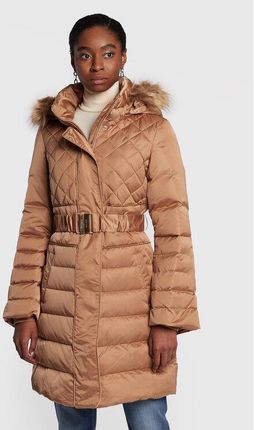 Guess Kurtka puchowa Lolie W2BL61 WEX52 Brązowy Regular Fit