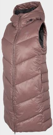 4F  Damska kamizelka przedłużana H4Z22-KUDP006 salmon coral S