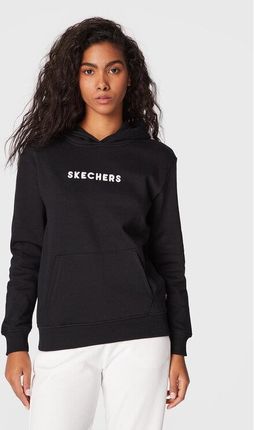 Skechers Bluza Signature WHD69 Czarny Regular Fit