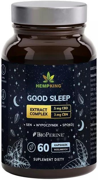 Good Sleep - CBD CBN Extract Complex - Kapsułki Na Sen - 60 Kapsułek ...