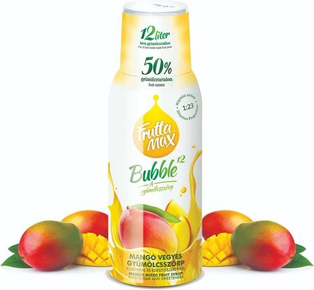 Fruttamax Syrop Do Saturatora Mango 500 ml Na 12 Litrów