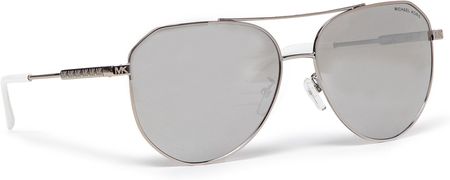 Okulary przeciwsłoneczne Michael Kors - Cheyenne 0MK1109 Silver/Silver Mirror