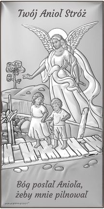 Obrazek Anioł Stróż Pamiątka chrztu | Rozmiar: 6x12 cm | SKU: BC6769S1/2