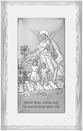 Obrazek Anioł Stróż Pamiątka chrztu | Rozmiar: 9x15.5 cm | SKU: BC6769S2/2FB