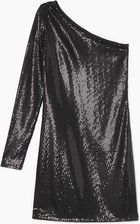 Cropp - Cekinowa sukienka mini - Czarny - Ceny i opinie 