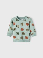 NAME IT Bluza 13206857 Zielony Regular Fit