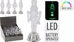 Zdjęcie Figurka Świąteczna Dziadek Do Orzechów 2 Przezroczysta Led 14 Cm 2773634379 - Nowogard