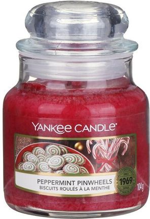 Świeca Zapachowa Peppermint Twirls Yankee Candle Pinwheels 411 G 8000712408267