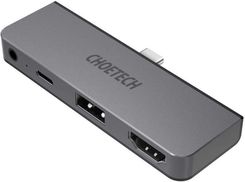 Choetech stacja dokująca do Apple iPad Pro adapter HUB USB Typ C 4w1 60W PD czarny (HUB-M13)