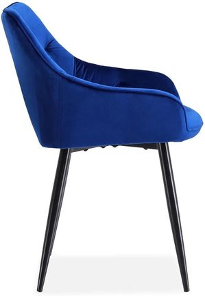 Krzesło K487 Velvet Granatowe V-Ch-K/487-Kr-Granatowy