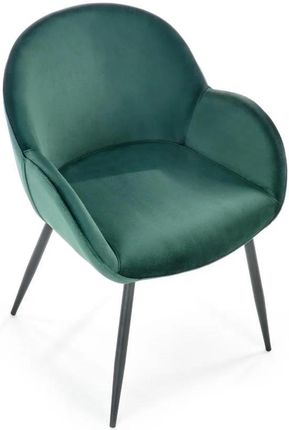 Krzesło Tapicerowane K480 Velvet Ciemnozielone V-Ch-K/480-Kr-C.Zielony