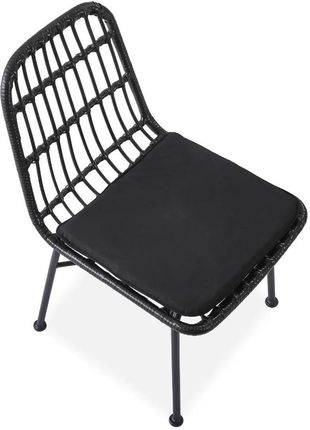 Krzesło K 401 Rattanowe Czarne V-Ch-K/401-Kr-Czarny