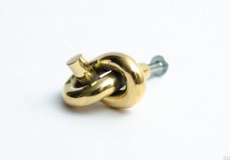 Bäccman & Berglund Sweden Gałka Meblowa Knot 35 Mosiężna Polerowana Nielakierowana 8503