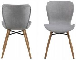 Zdjęcie Actona Krzesło Batilda 47X83 Cm Jasnoszare Nogi Drewniane 5954 - Ciechanowiec