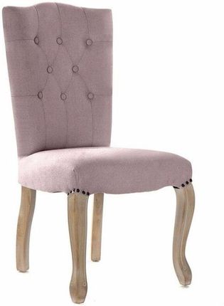 Dkd Home Decor Krzesło Różowy Płótno Drewno Kauczukowe (51X47.5 101 Cm) 551709