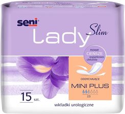 Zdjęcie Seni Lady Slim Mini Plus Wkładki urologiczne 15 szt. - Różan