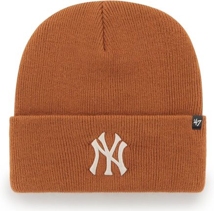 Czapka zimowa 47 Mlb New York Yankees Haymaker '47 Cuff Knit B-Hymkr17Ace-Bog – Pomarańczowy