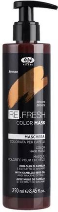 Lisap Milano Refresh Color Mask Maska Koloryzująca Do Włosów Bronze 250Ml