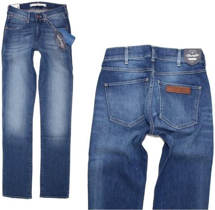 ★CARLYN★ TIA DENIM BLUEH74104020 H74104020DU WYPRZEDAŻ! Damskie jeansy Wrangler Caitlin W25/L32 - Ceny i