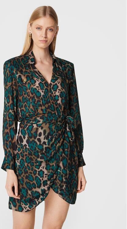 Pinko Sukienka codzienna Alix 1G181B A097 Zielony Regular