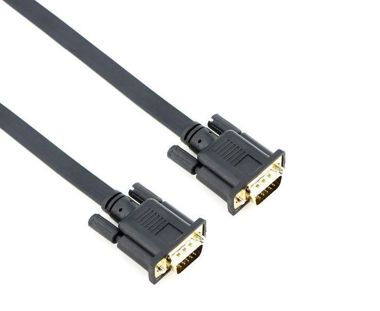 Cavo VGA Hama Da 5 Metri: Per Monitor, TV E Proiettori, Connettori D-Sub 15 Poli, Colore Nero