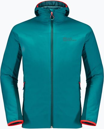 Jack Wolfskin Męska Alpspitze Ins Hoody Zielona 12067811124