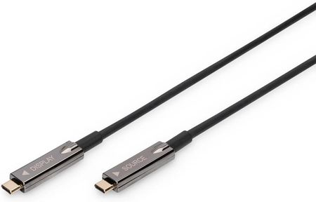Digitus Kabel przyłączeniowy audio-wideo typu AOC 4K z USB typu C