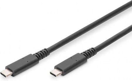 Kabel USB 4.0 DIGITUS Typ USB C/USB C M/M 40Gbps PD 3.0 100W 8K 30Hz czarny 0,8m