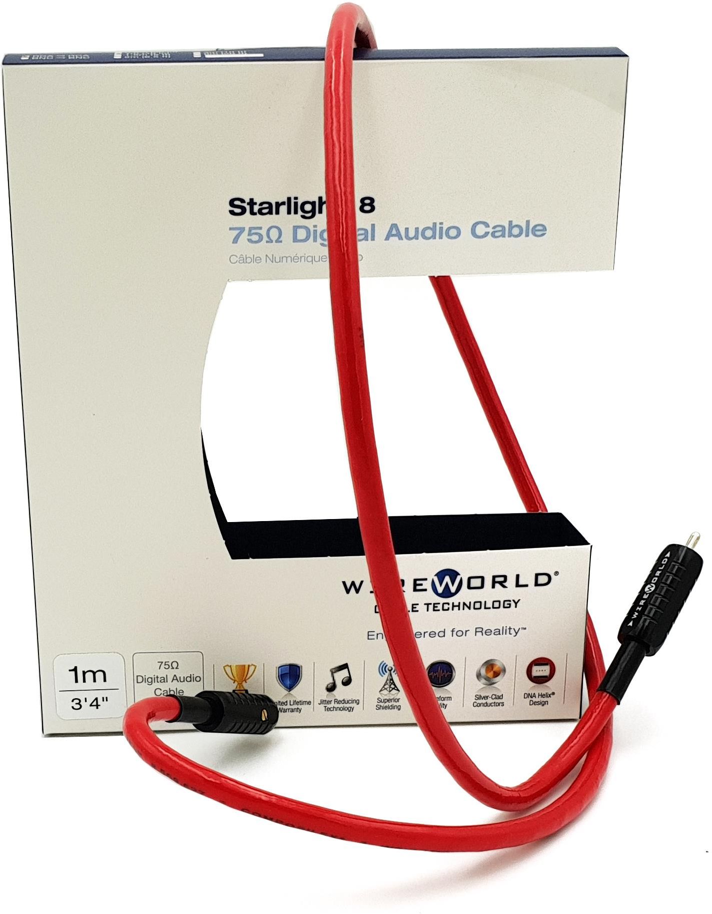 Wireworld Starlight 8 Coaxial Digital (STV1.5M8) Przewód Coaxialny