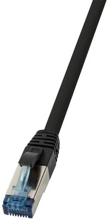 LogiLink CQ6095S kabel sieciowy Czarny 10 m Cat6a S/FTP (S-STP)