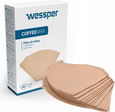 Wessper Filtr Kawy Rozmiar 4 Filtry Papierowe Expresu 80 WES096