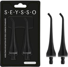 Zdjęcie Seysso Carbon Standard Końcówki standardowe do irygatora SEYSSO Travel czarne 2 sztuki - Nowe