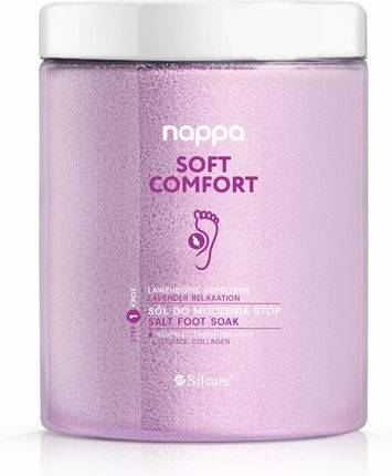 Nappa Soft Comfort Sól Do Moczenia Stóp Lawendowe Odprężenie 1250G