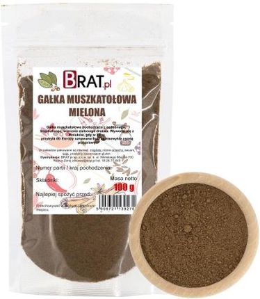 Brat.Pl Brat Gałka Muszkatołowa Mielona 100g