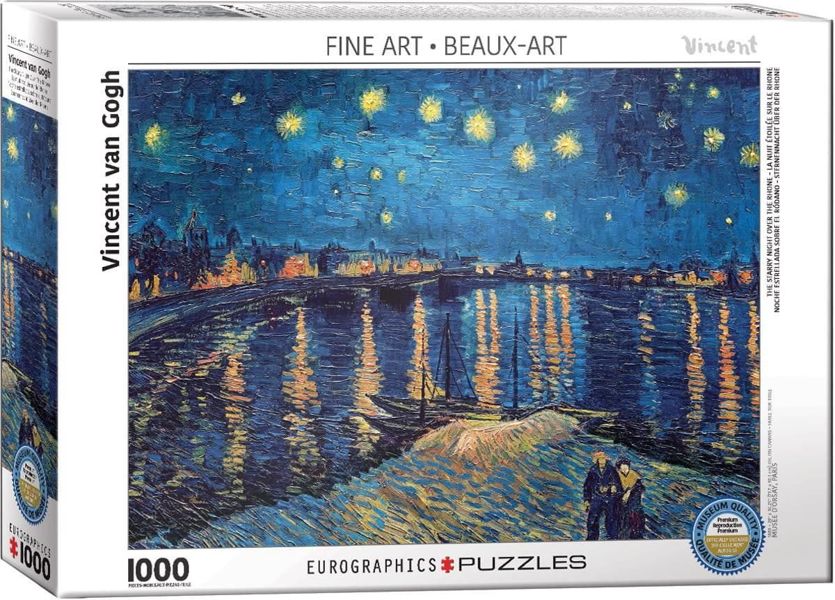 Buy EuroGraphics Starry Night Panorama  Expanded From Original  By Vincent Van Gogh 1000 Piece Puzzle