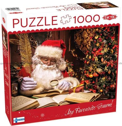 Tactic Puzzle 1000El. Święty Mikołaj W Swoim Domu