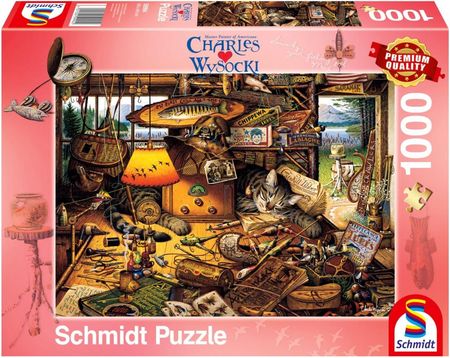 Schmidt Puzzle Max Wędkarz Charles Wysocki 1000El.