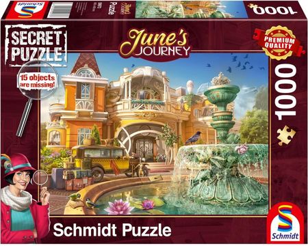 Schmidt Puzzle June`S Journey Secret Rodzinny Dom Na Wyspie Orchidei 1000El.