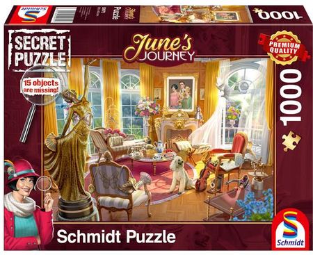 Schmidt Puzzle June`S Journey Secret Salon W Domu Rodzinnym 1000El.