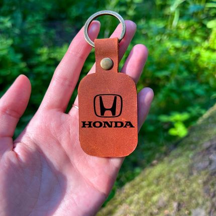 Luniko Honda Brelok Do Kluczy Z Grawerem Skórzany 202162