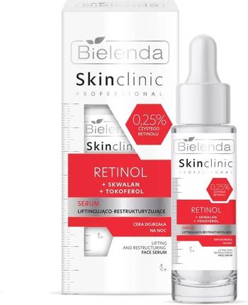 Bielenda Skin Clinic Professional Retinol Serum Liftingująco Restrukturyzujące 30 ml