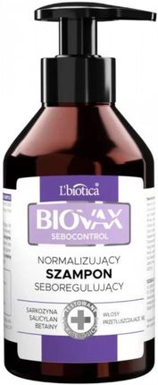 Biovax Sebocontrol Normalizujący Szampon Seboregulujący 200 ml