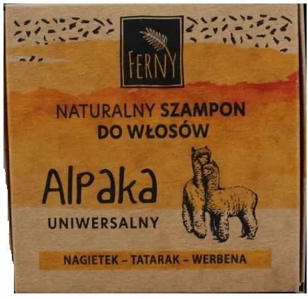 Ferny Szampon Naturalny Wegański W Kostce Do Włosów 105 g Alpaka Nagietek Tatarak Werbena