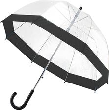 Zdjęcie Semi Line Parasol Przezroczysty 90cm Czarna Lamówka - Rydułtowy