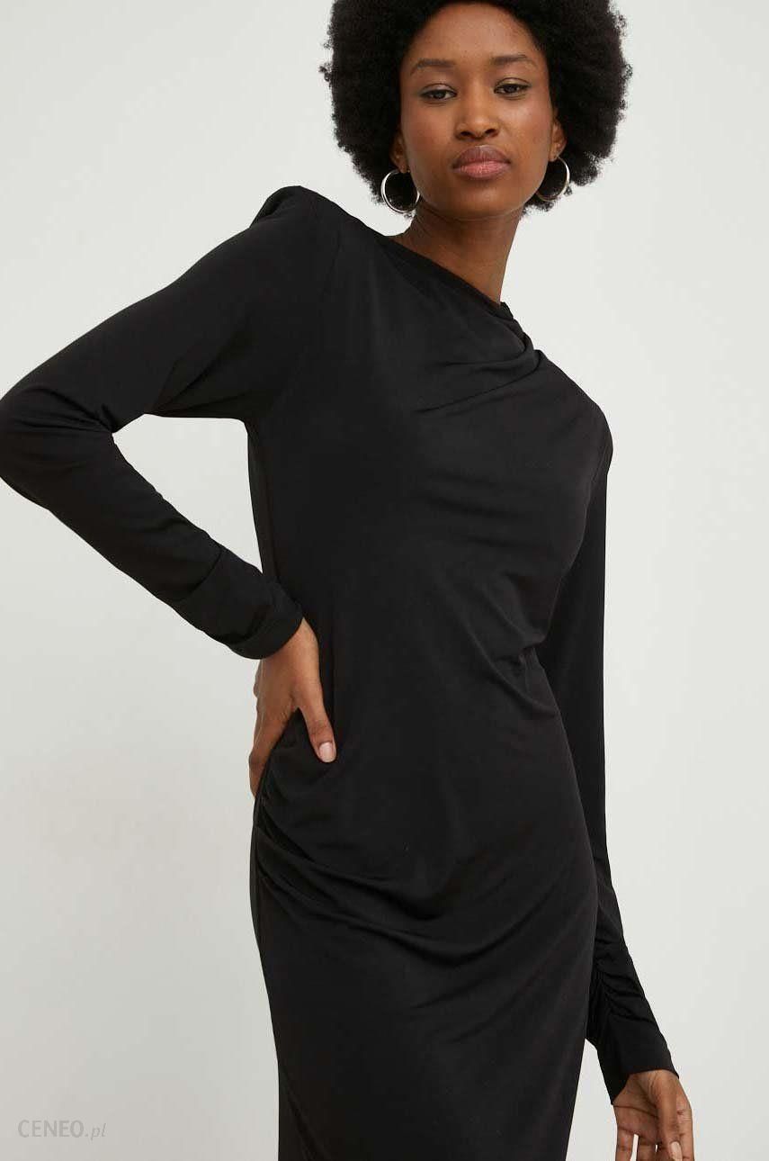 Answear Lab sukienka kolor czarny mini dopasowana - Ceny i opinie 