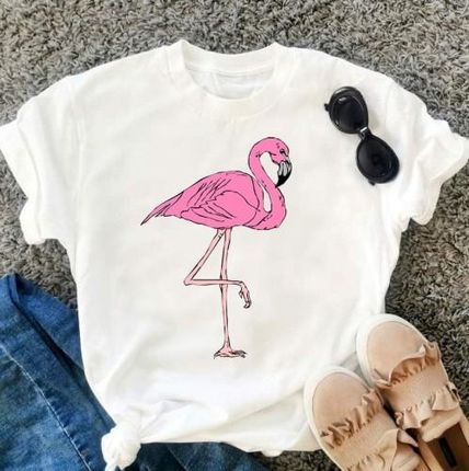 koszulka z flamingiem