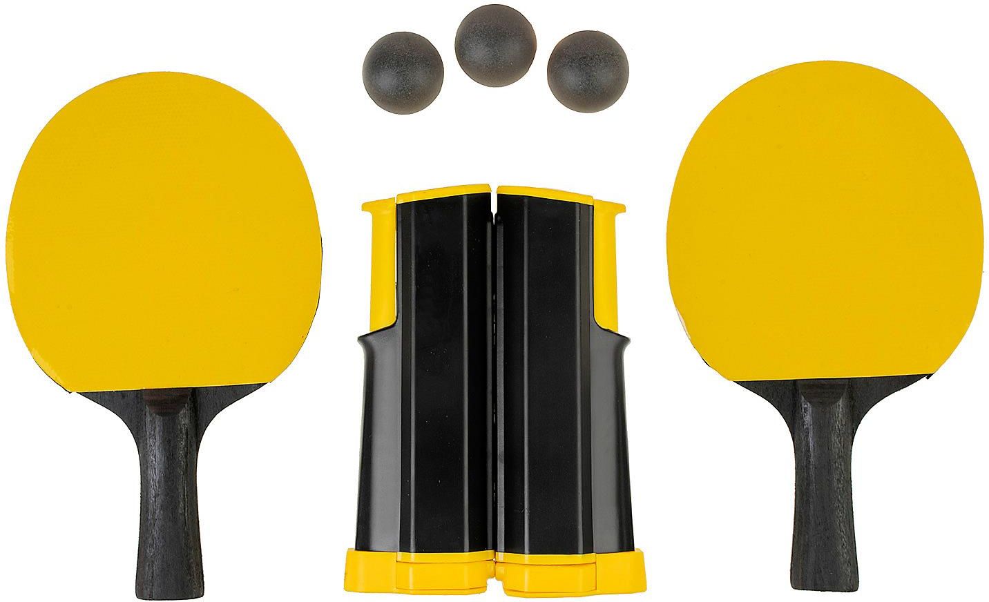 Seven For 7 Racket Seven For 7 Zestaw Do Tenisa Stołowego 6 Elementów Czarny Żółty Biały ...
