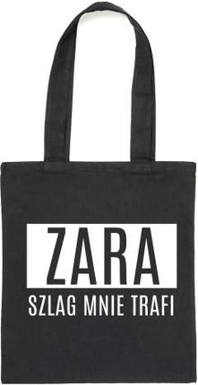 Time For Fashion Czarny Shopper Zara Szlag Mnie Trafi
